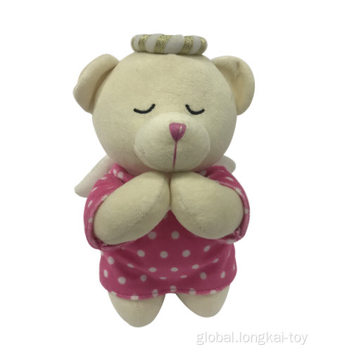 Animal Musical Toys Pray White Bear For Baby Supplier